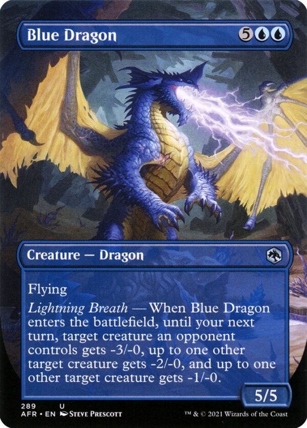 Blue Dragon MTG Artist Proof by Steve Prescott