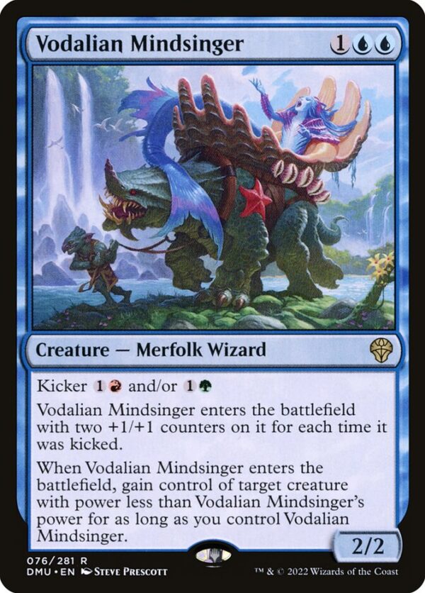 Vodalian Mindsinger MTG Artist Proof by Steve Prescott