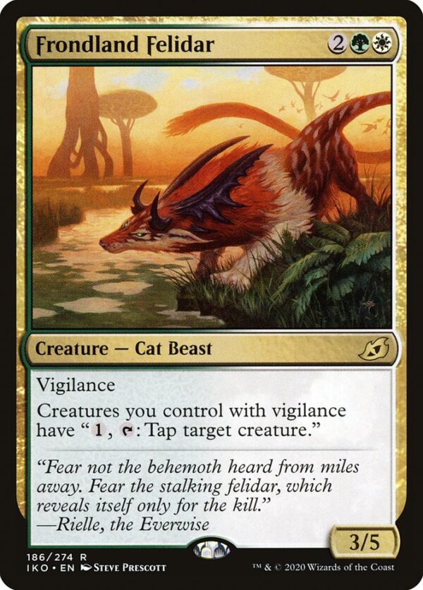 Frondland Felidar - Ikoria: Lair of Behemoths Artist Proof