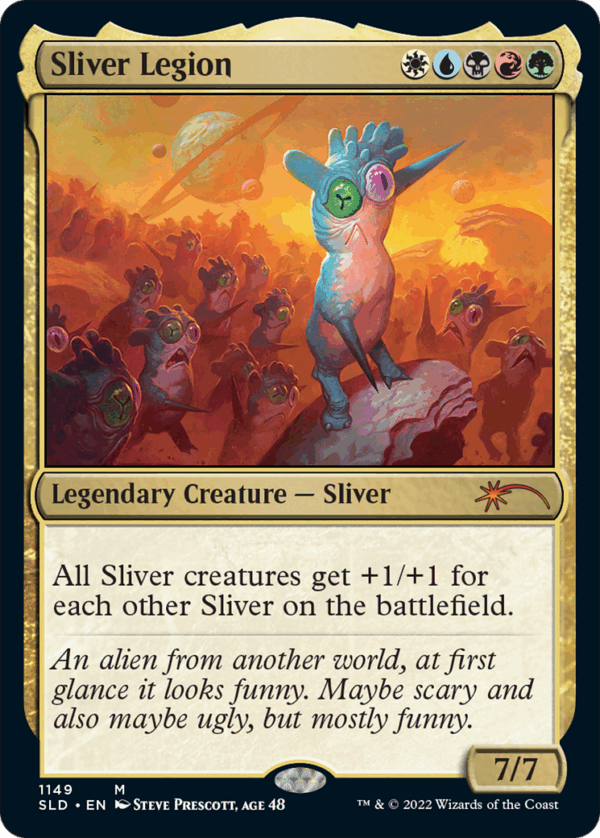 Sliver Legion MTG Artist Proof by Steve Prescott