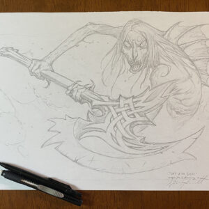 Gift of the Deity - MtG Preliminary Drawing