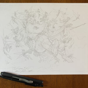 Mischievous Mystic - MtG Preliminary Drawing