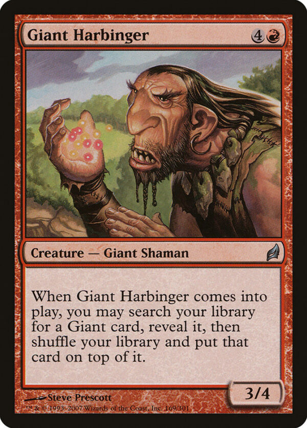 Giant Harbinger - MtG Preliminary Drawing - Image 3
