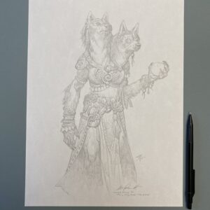 Two-headed Mystic Drawing